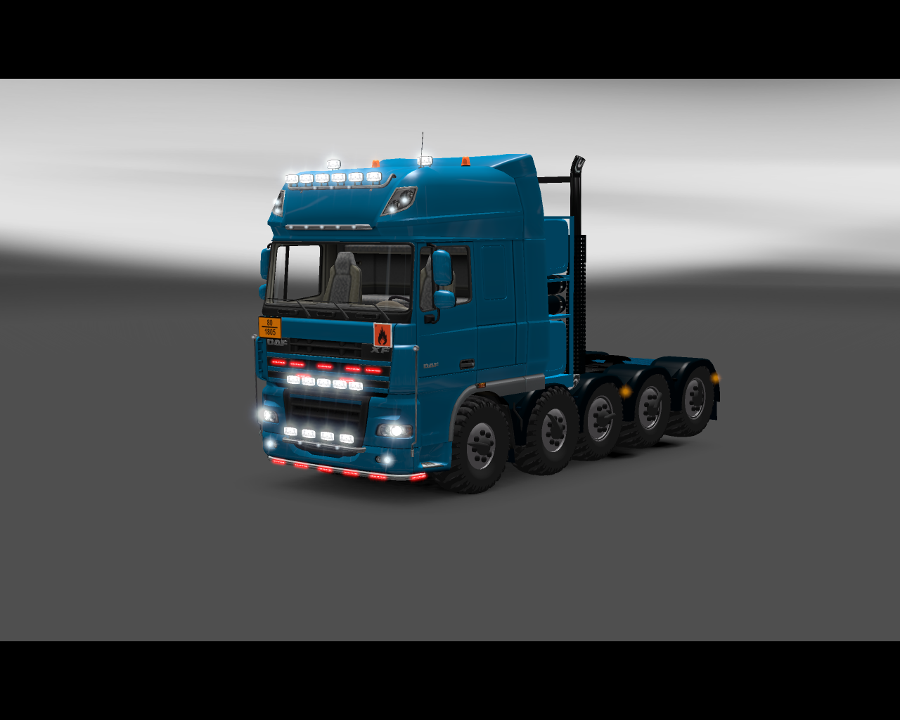 Euro Truck Simulator 2 "DAF 10 x 6 heavy duty – Transport v 1.0"