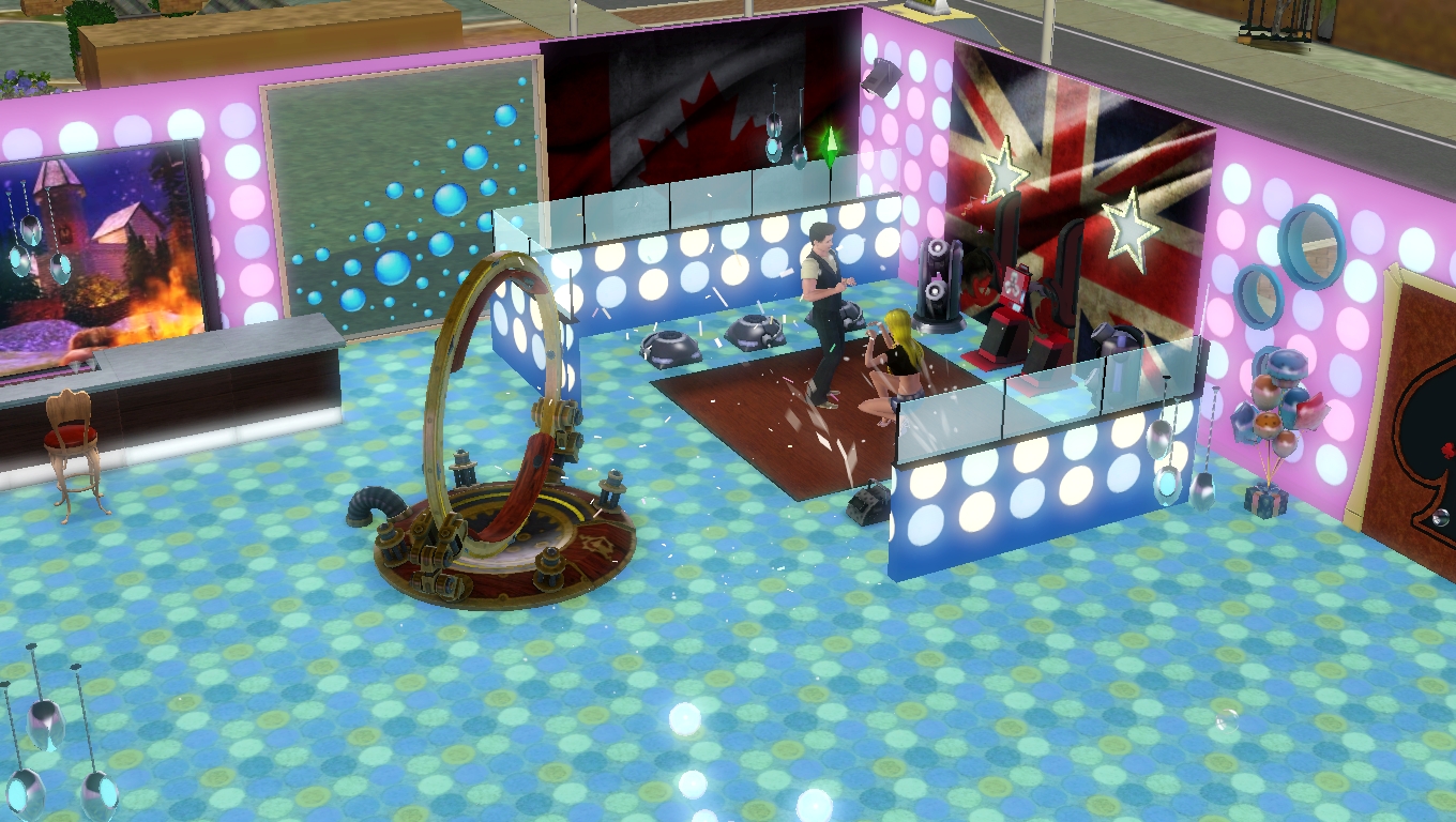 Sims 3 "Место для пати "Ночная мечта""