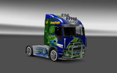 ETS 2 "Скин для IVECO Stralis - Green Planet"