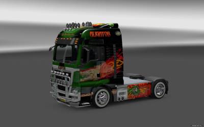 ETS 2 "Скин для MAN TGX - Aligator"