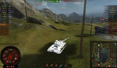 World of Tanks "White dead skin tanks 0.8.6"