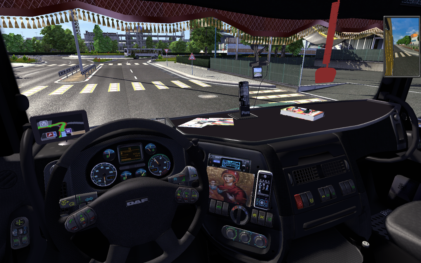 euro truck simulator 2 интерьер салона