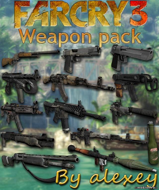Far Cry 3 Weapon Pack