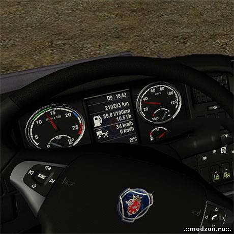 Два новых дисплея борт-компьютера для Scania