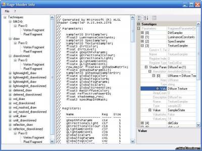 Rage Shader Info Tool v0.0.0.2